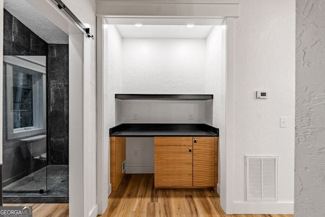 interior space featuring hardwood / wood-style floors