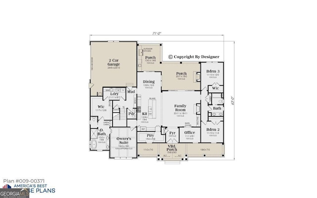 3000 S 6th Street Ext, Griffin, GA 30224 - view of floor plan / room layout