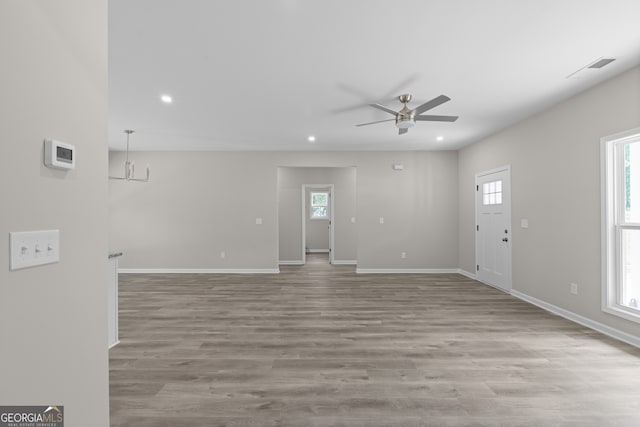 empty room with concrete flooring