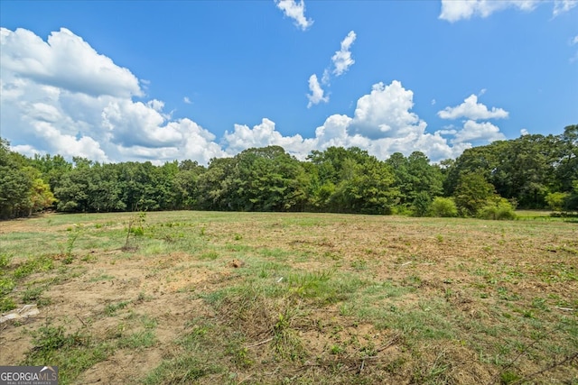 view of landscape featuring a rural view