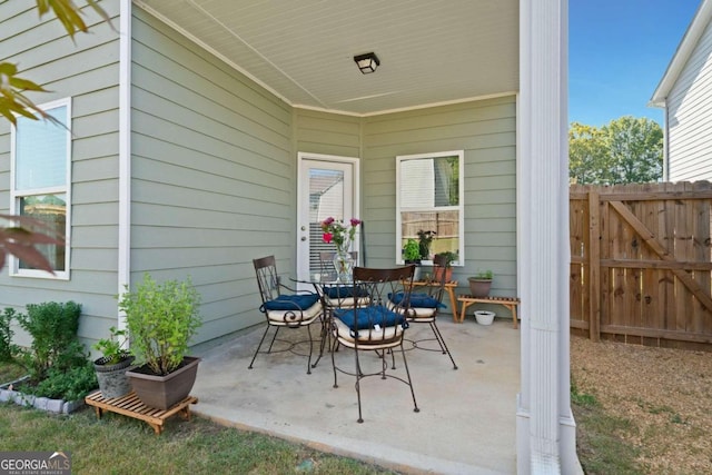 view of patio / terrace