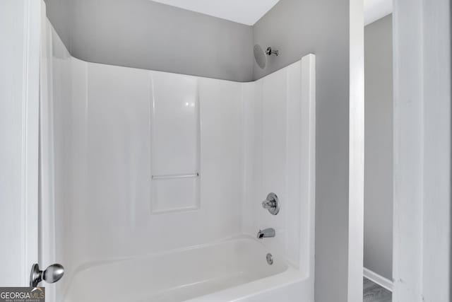 bathroom featuring shower / bath combination