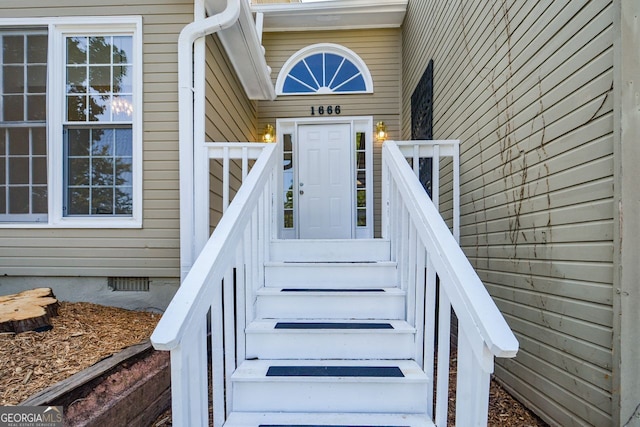 view of entrance to property