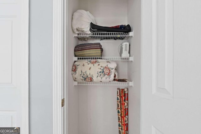 view of closet