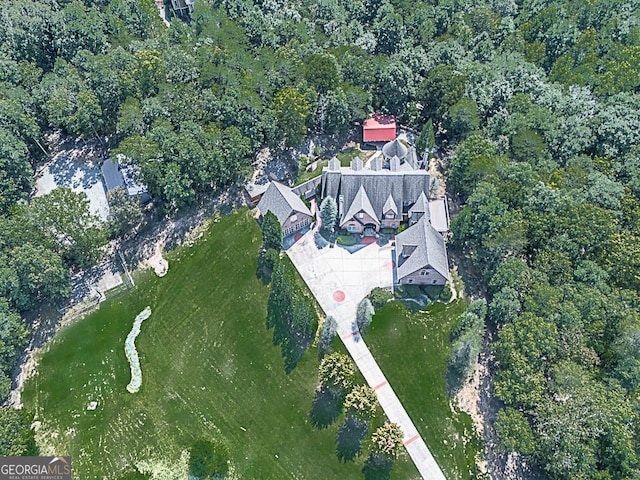 aerial view of property and surrounding area