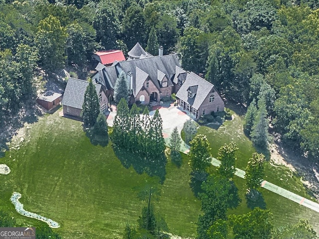 aerial view of property and surrounding area