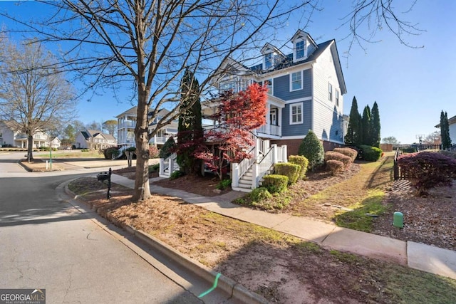 view of front of property