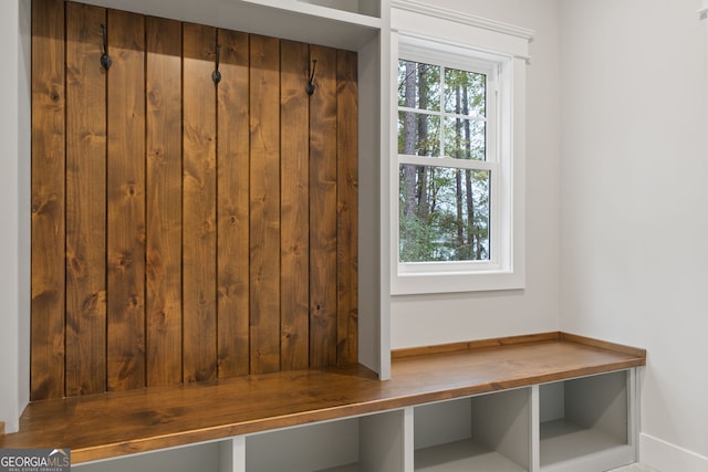 view of mudroom