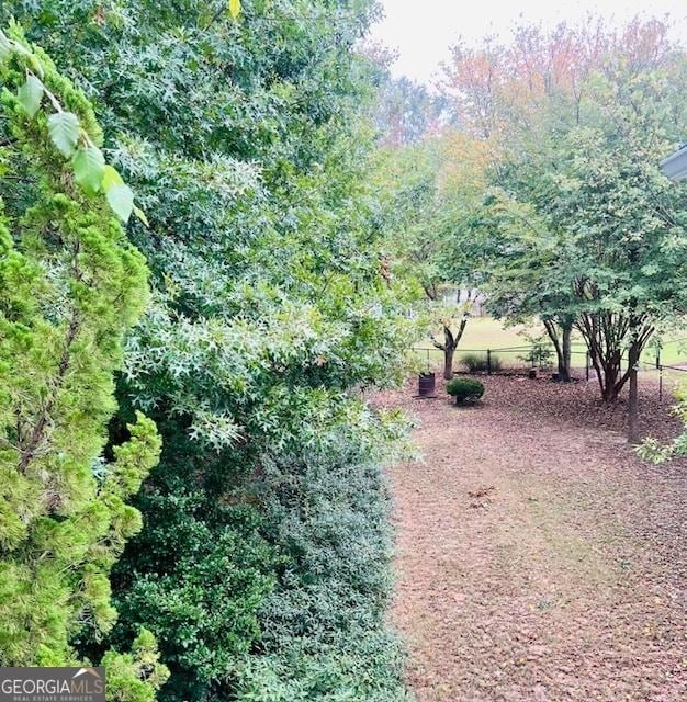 view of nature with a rural view