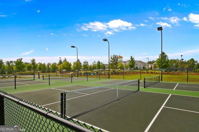 view of sport court