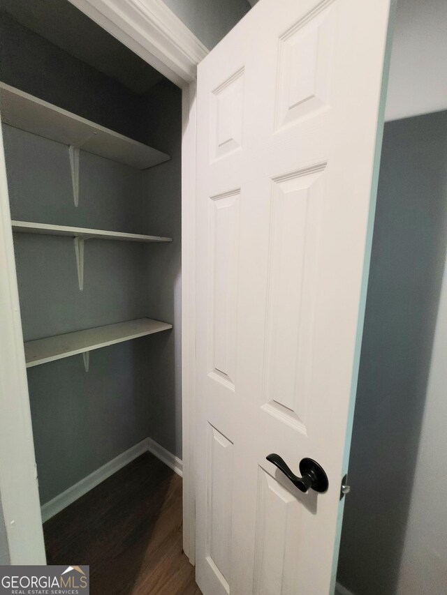 view of closet