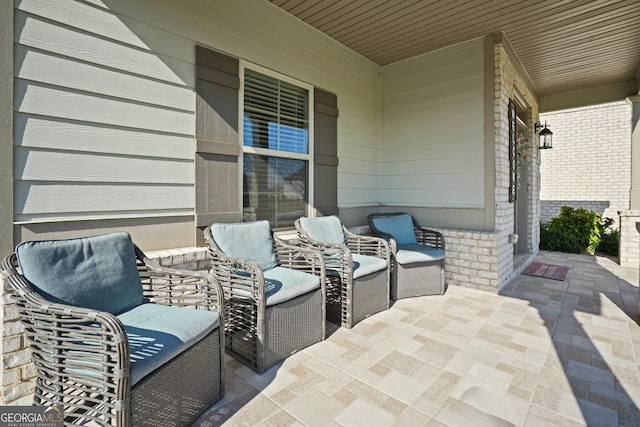 view of patio / terrace with outdoor lounge area