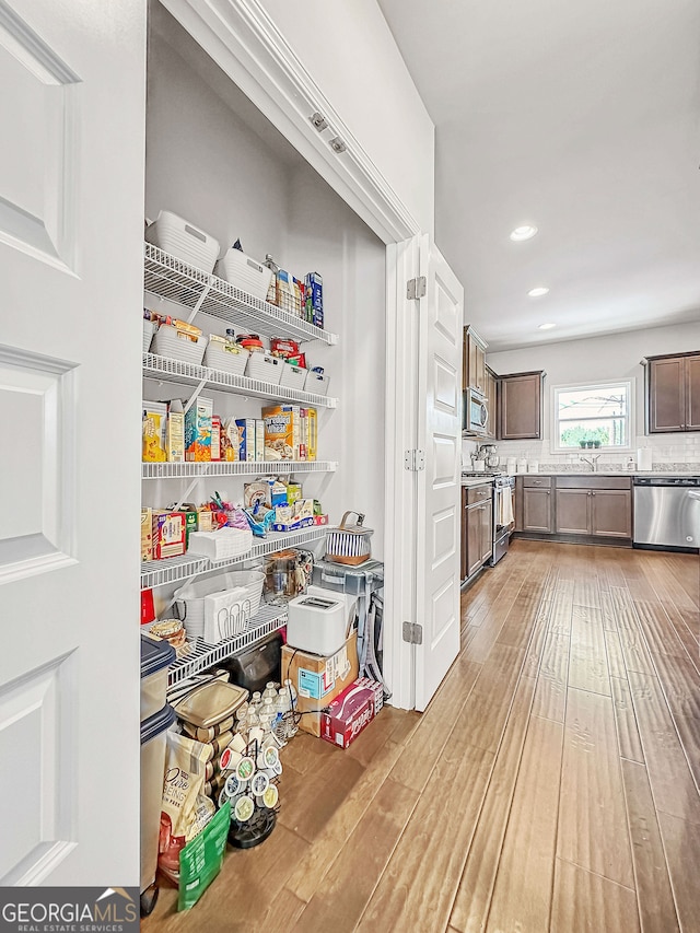 pantry featuring sink