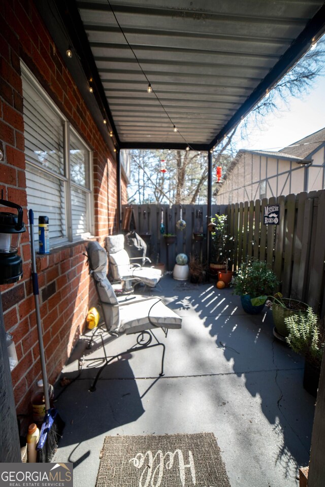 view of patio / terrace