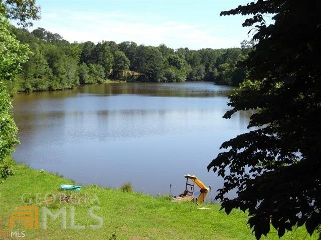 573 Lester Rd, Fayetteville, GA 30215 - property view of water featuring a forest view
