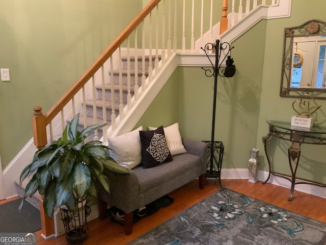 interior space featuring hardwood / wood-style floors