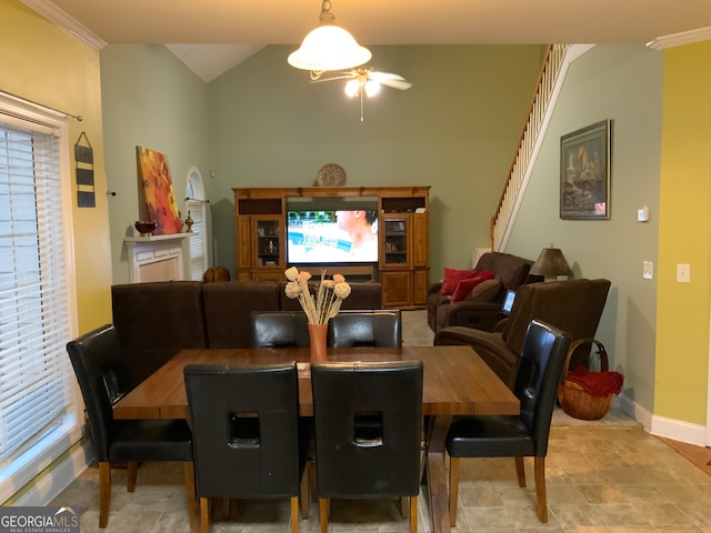 view of dining room