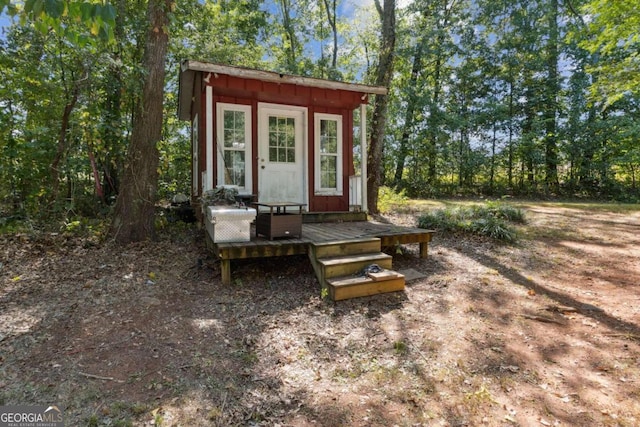 view of outbuilding with an outdoor structure