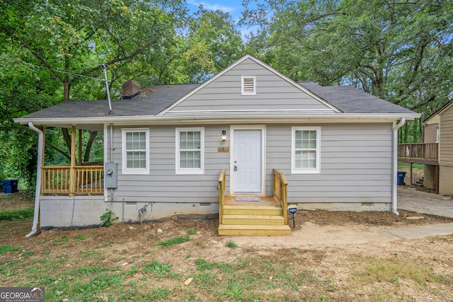 view of front of house