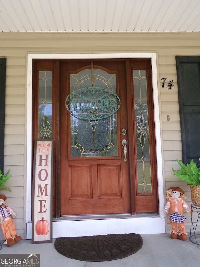 view of entrance to property