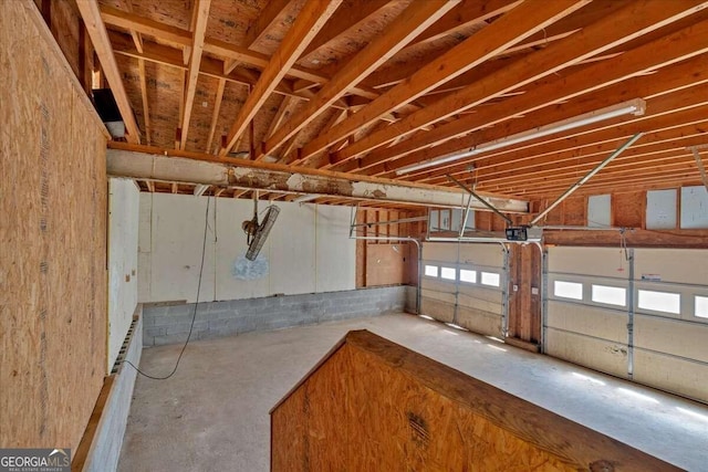 interior space featuring a wealth of natural light