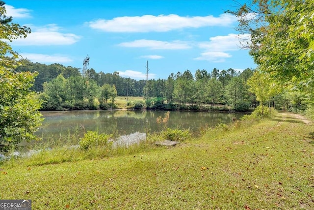 property view of water