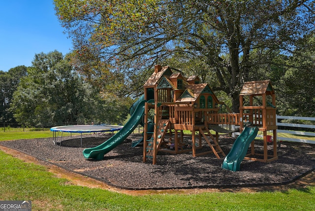 view of play area