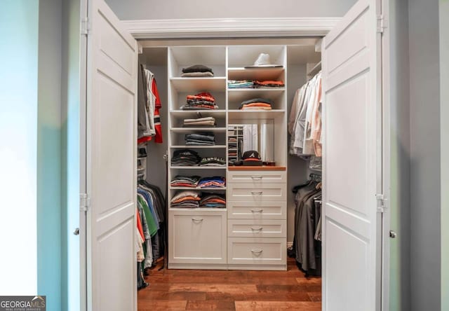 view of closet