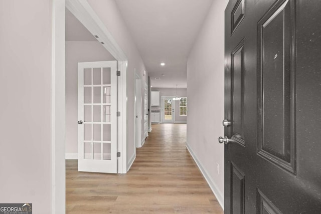 32 Joseph Ln, Hartwell, GA 30643 - hallway featuring light wood-style flooring and recessed lighting