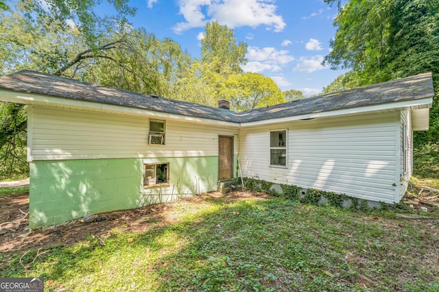 view of rear view of house