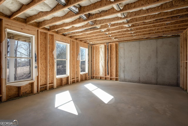 miscellaneous room featuring concrete floors