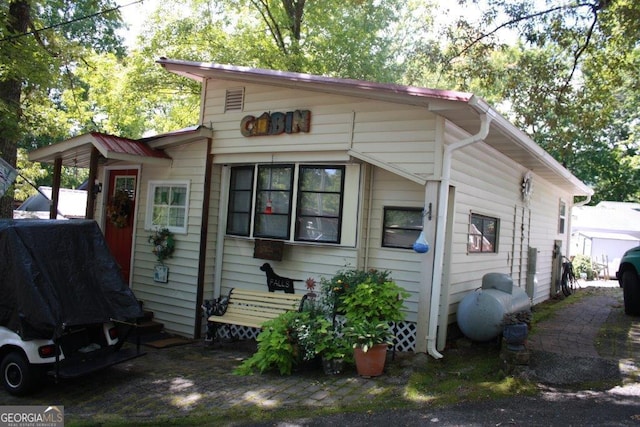 view of bungalow-style house