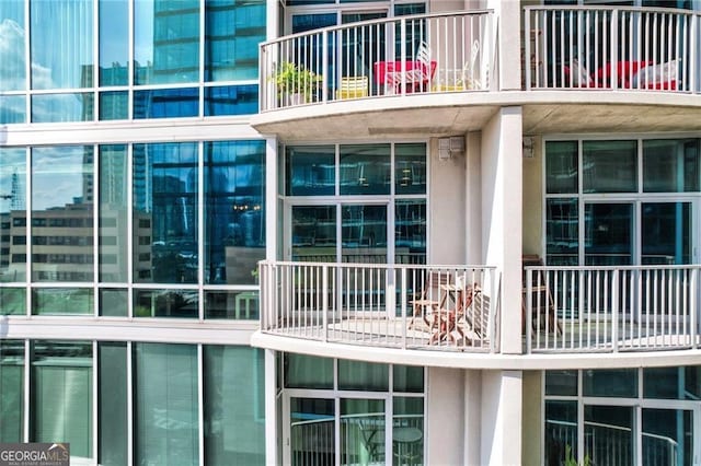 exterior space with a balcony