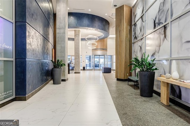 view of building lobby