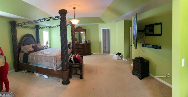 bedroom with carpet flooring