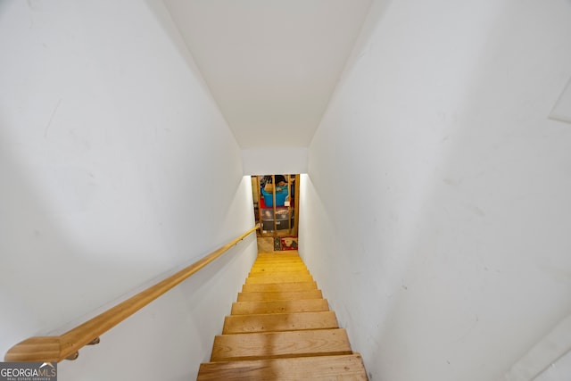 view of staircase