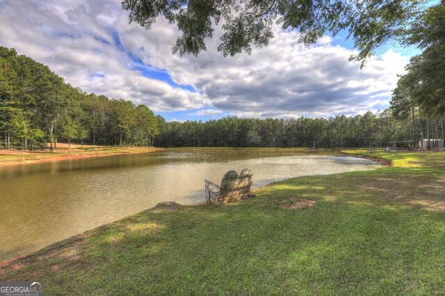 view of water feature