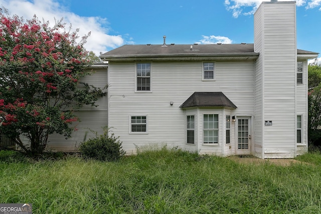 view of rear view of property