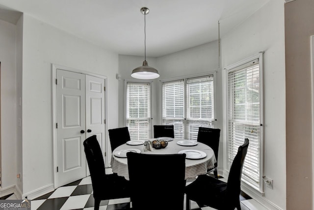 view of dining room