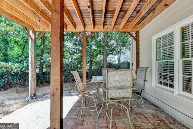 view of patio