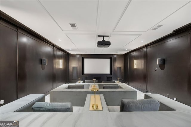 view of home theater room