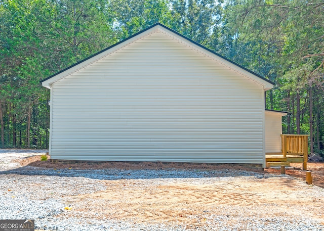 view of property exterior