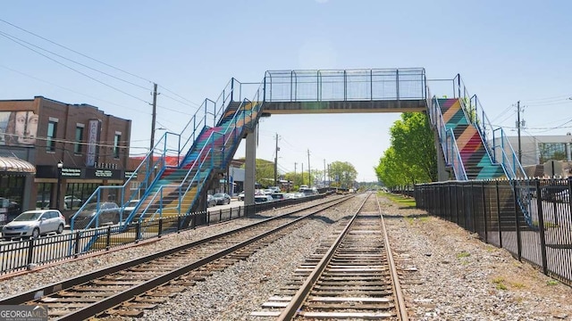 view of jungle gym