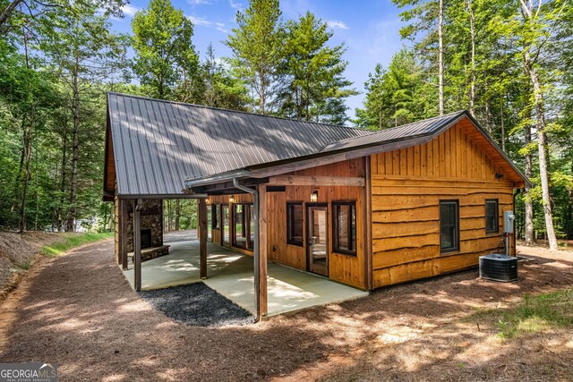 view of horse barn