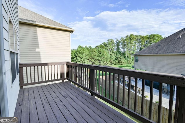 view of deck