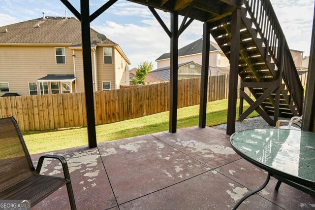 view of patio