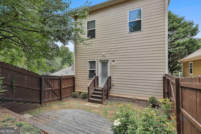 view of rear view of house