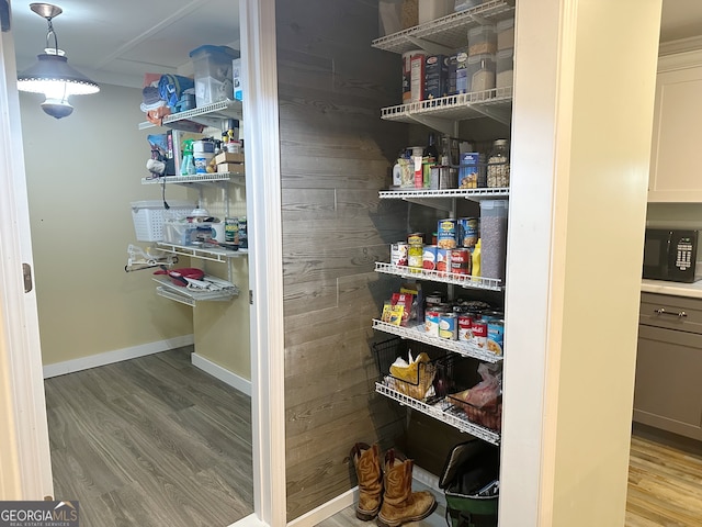 view of pantry