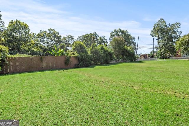 view of yard