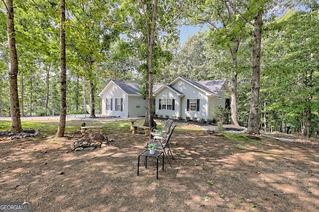 view of ranch-style home